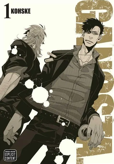 Artwork Gangsta oleh Kohske Gaya visual unik Kohske dalam manga Gangsta