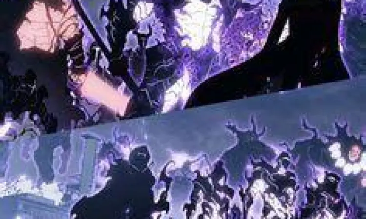 Shadow Army Evolution Tentara bayangan Sung Jin-Woo dalam formasi perang