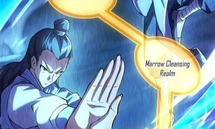 Diagram sistem kultivasi dalam manhua Magic Emperor