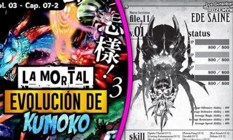 Hierarki Evolusi Kumoko Bagan evolusi laba-laba dalam Kumo Desu Ga Nani Ka