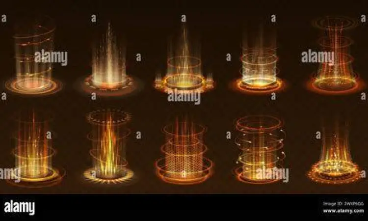Evolusi Kekuatan Karakter Efek cahaya saat karakter naik level secara drastis