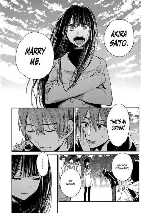 Panel Ikonik Manga Cuplikan panel manga Kimi wa Midara na Boku no Joou