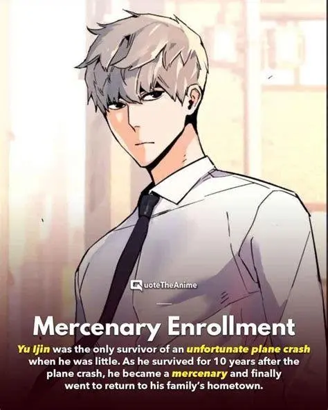 Visual Estetik Mercenary Enrollment Detail seni visual dalam manhwa Mercenary Enrollment