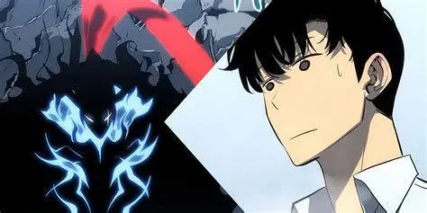 Sung Jin-Woo di awal cerita Sung Jin-Woo terluka di chapter 1