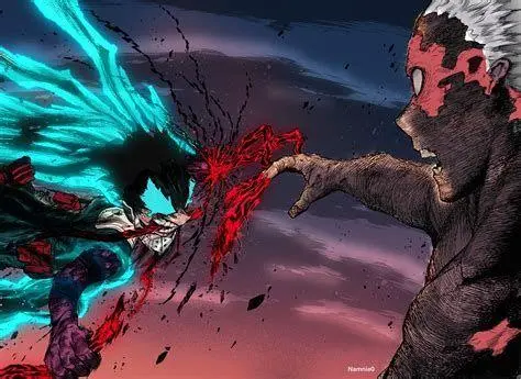 Deku vs Shigaraki Pertarungan epik antara Deku dan Shigaraki