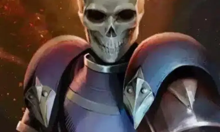 Aksi Skeleton Soldier Ilustrasi Skeleton Soldier yang sedang bertarung