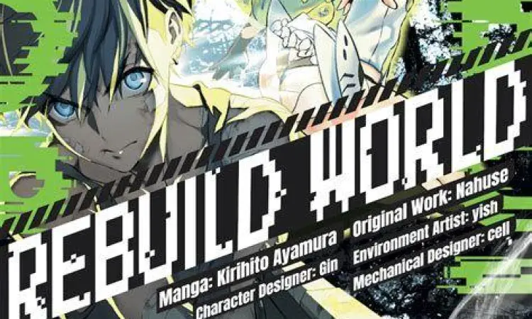 Adegan pertarungan intens di Rebuild World Manga