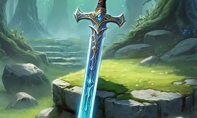 Konsep pedang fantasi dan sihir dalam pertarungan