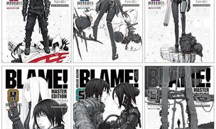 Edisi Master Blame Manga Koleksi buku Blame manga Master Edition dengan ukuran besar