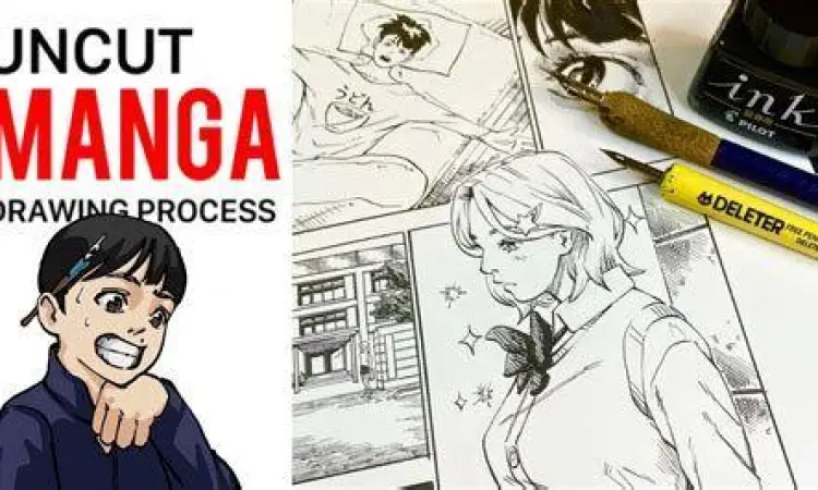 Proses menggambar manga dengan tema gender bend
