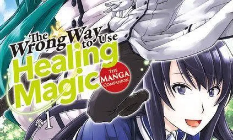 Representasi visual sihir penyembuhan dalam manga