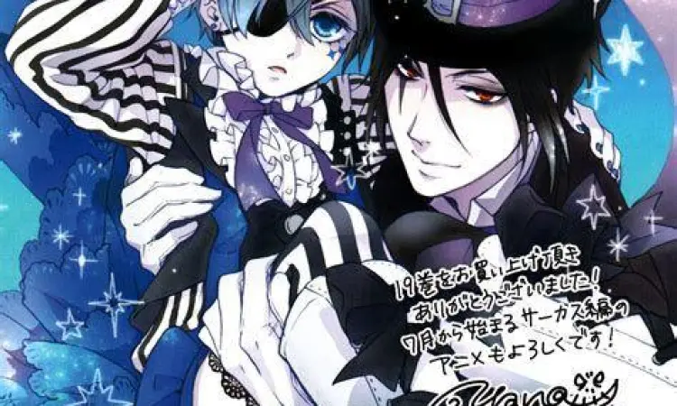 Detail gambar Yana Toboso dalam manga