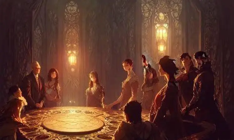 Politik Klan Pertemuan rahasia para petinggi klan penyihir