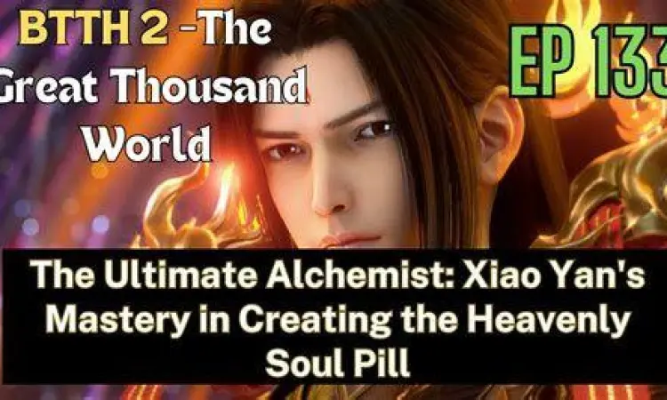 Xiao Yan Alkemis Xiao Yan sedang melakukan proses alkimia pemurnian pil