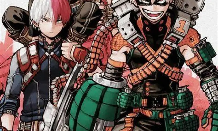 Gaya seni Kohei Horikoshi dalam My Hero Academia komik