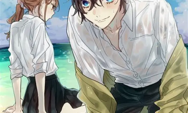 Gaya gambar Horimiya komik oleh Daisuke Hagiwara