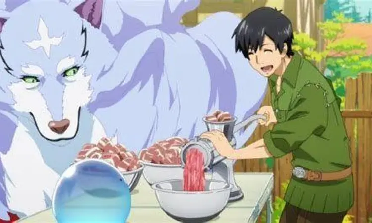 Adegan makan dalam manga isekai shopping