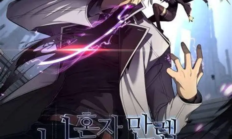 Karakter manhwa melihat jendela status sistem