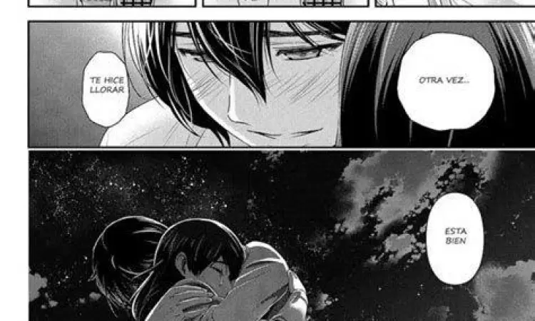 Panel manga Natsuo Hina dan Rui dalam Domestic na Kanojo