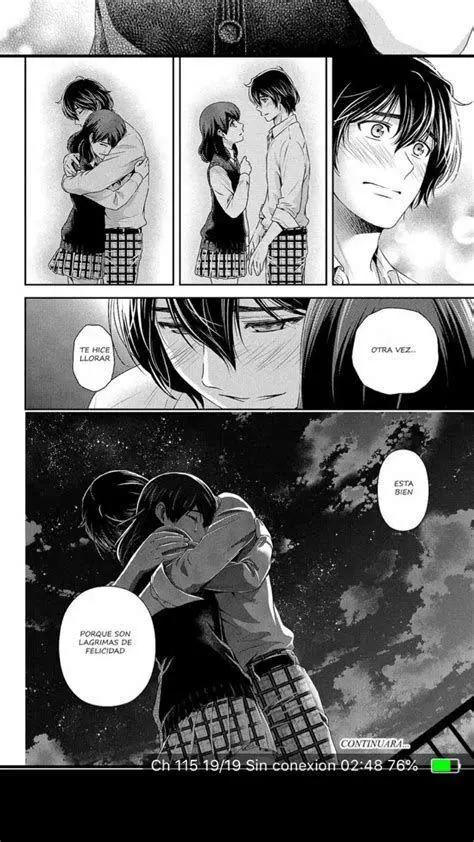 Karakter Utama Domestic na Kanojo Panel manga Natsuo Hina dan Rui dalam Domestic na Kanojo