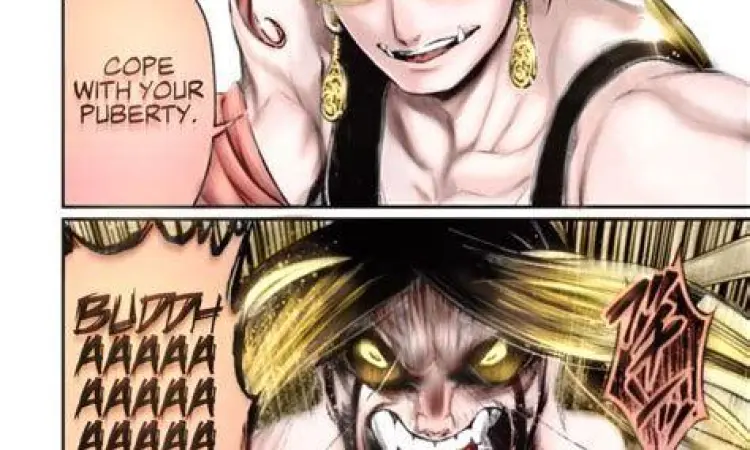 Pertemuan pertama Buddha dan Zerofuku di arena