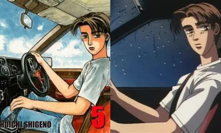 Manga vs Anime Perbandingan panel Golden Boy komik dan anime