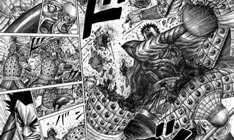 Pertempuran Kolosal Kingdom Adegan pertempuran epik dalam manga Kingdom
