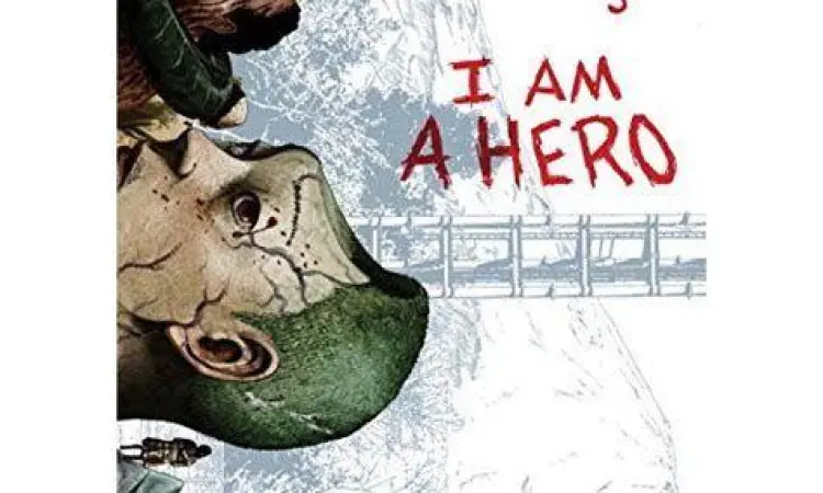 Karakter utama manga I Am a Hero menghadapi zombie