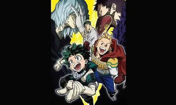 Membaca My Hero Academia di platform resmi Mangaplus