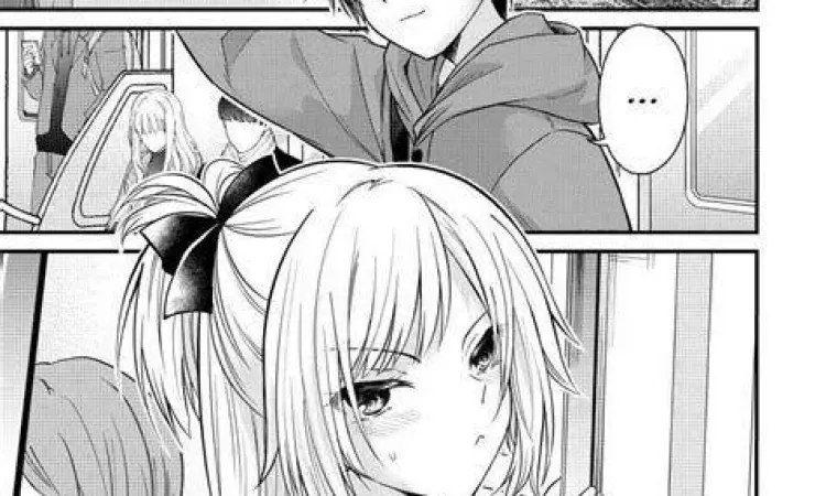 Panel manga ojousama no shimobe menampilkan interaksi Minato dan Kaho