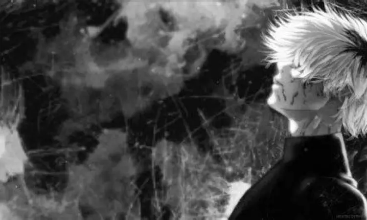 Transformasi Kaneki Ken Transformasi Ken Kaneki dalam panel komik Tokyo Ghoul