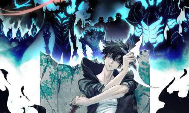 Sung Jin-Woo memanggil tentara bayangan dalam manhwa Solo Leveling