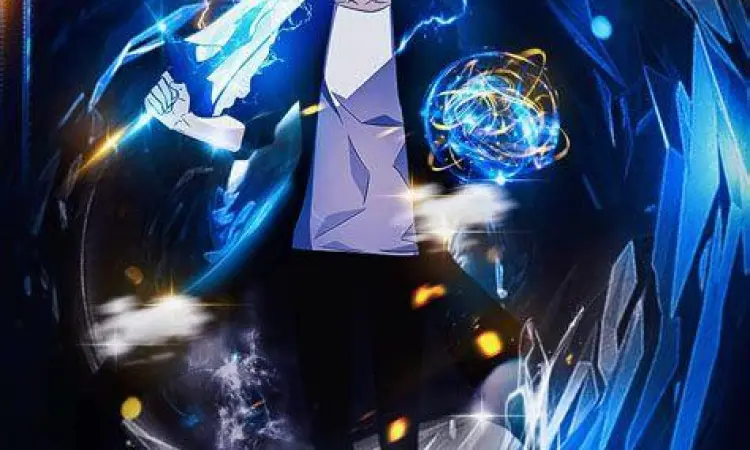 Poster promosi adaptasi anime manhwa Solo Leveling