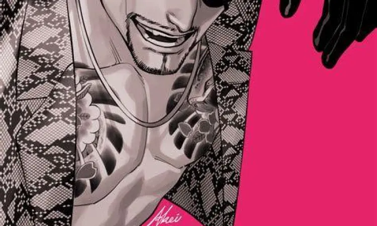 Seni Klasik Manga Kriminal Ilustrasi klasik yakuza manga dengan gaya gekiga