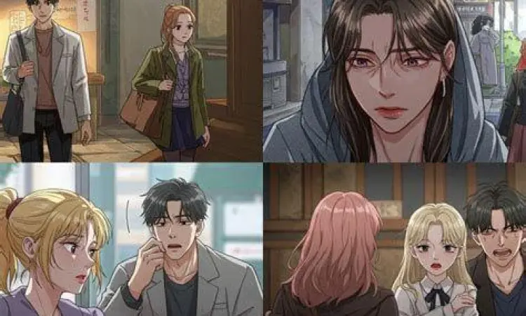 Membaca Manhwa Ilustrasi membaca manhwa online