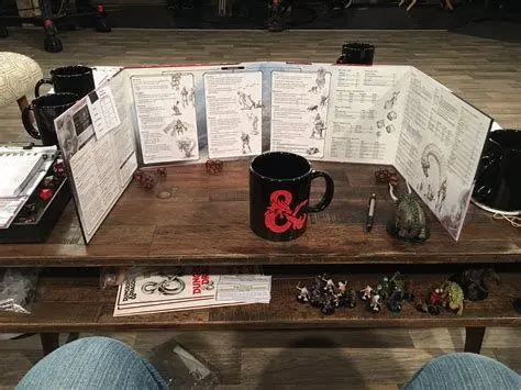 Dungeon Master Screen Setup Setup layar dungeon master d&d