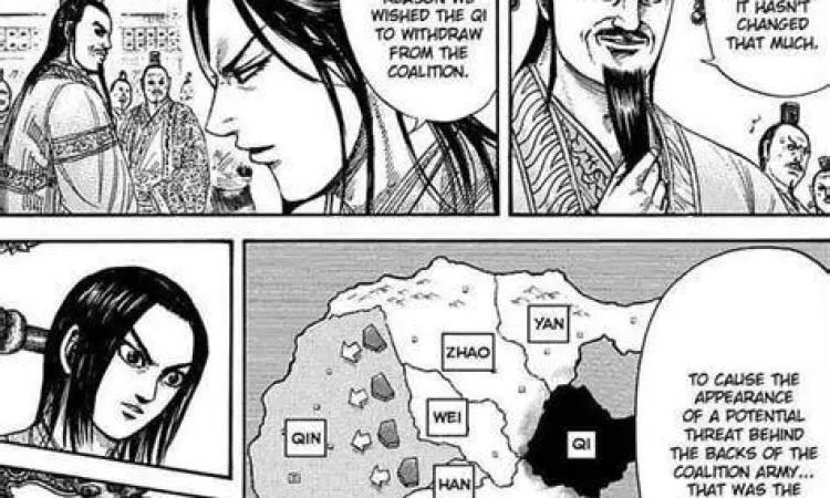 Riboku memantau medan perang dari kejauhan