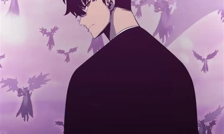 Visual Sung Jin-Woo Seni visual Sung Jin-Woo dari manhwa Solo Leveling