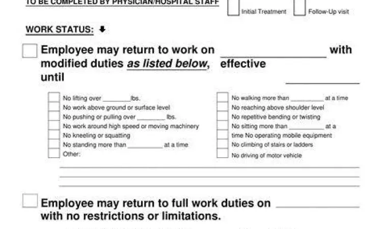 Prosedur Medical Return Evaluasi kesehatan karyawan dalam program medical return