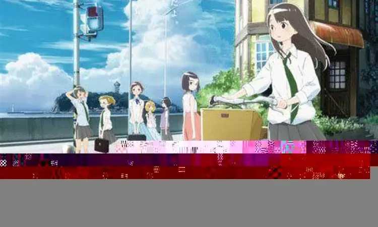 Nagisa Yukiai sedang melakukan siaran radio di stasiun terbengkalai