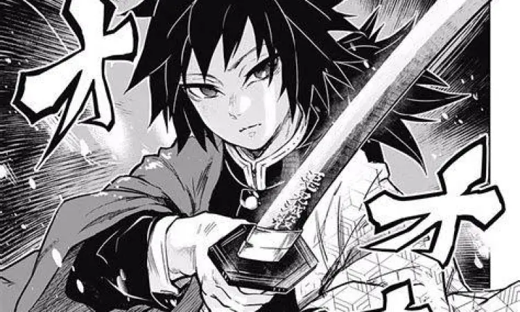 Panel manga Giyuu Gaiden karya Ryoji Hirano