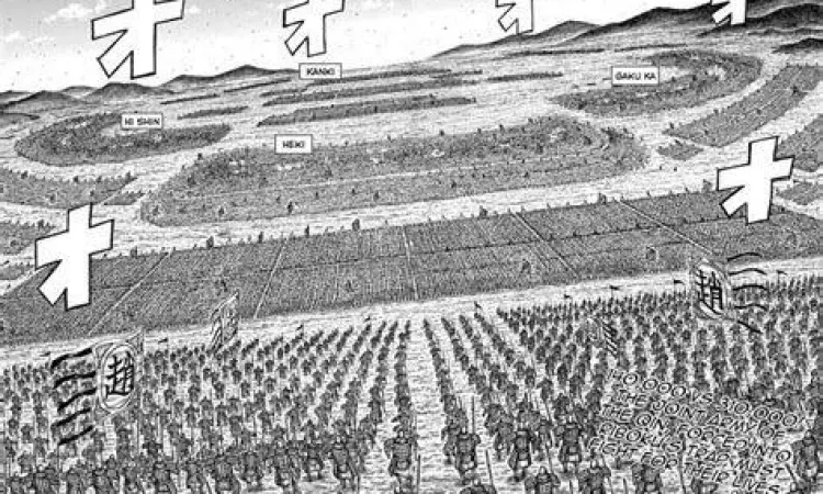 Peta taktik militer dalam manga Kingdom