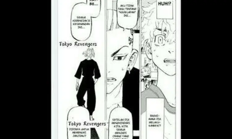 Takemichi dan Draken berdiskusi